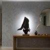 Lampe LED en bois flotté L’Âme de l’Atlantique