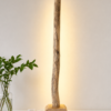 Lampe sculpturale en bois flotté Le Fil de l’Océan